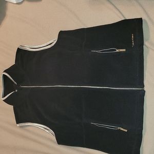Black and gold Fleece vest ❤